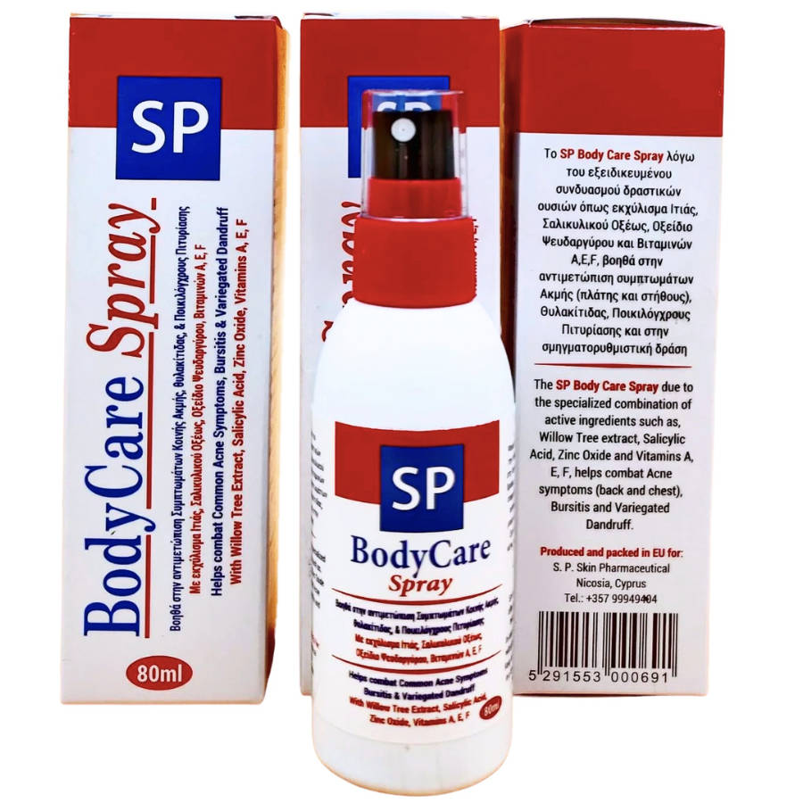 Body Care for acne, bursitis & variegated dandruff SP Vraman 80ml