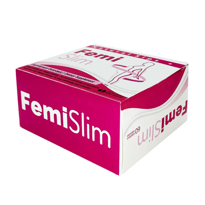 Femi Slim συμπλήρωμα διατροφής για αδυνάτισμα Natural Sips+ 60 caps