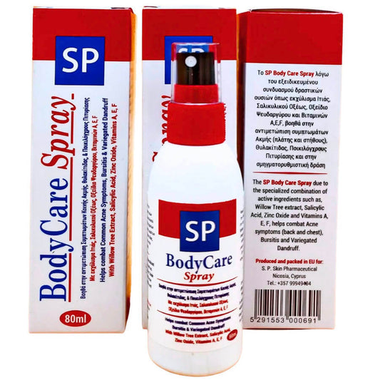 Body Care for acne, bursitis & variegated dandruff SP Vraman 80ml